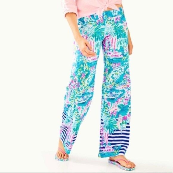 Lilly Pulitzer Other - NWT Lilly Pulitzer Bal Harbour Palazzo Pants XXS